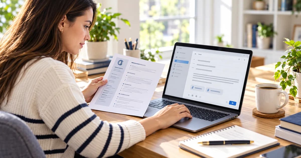 Professional email examples for work and job applications