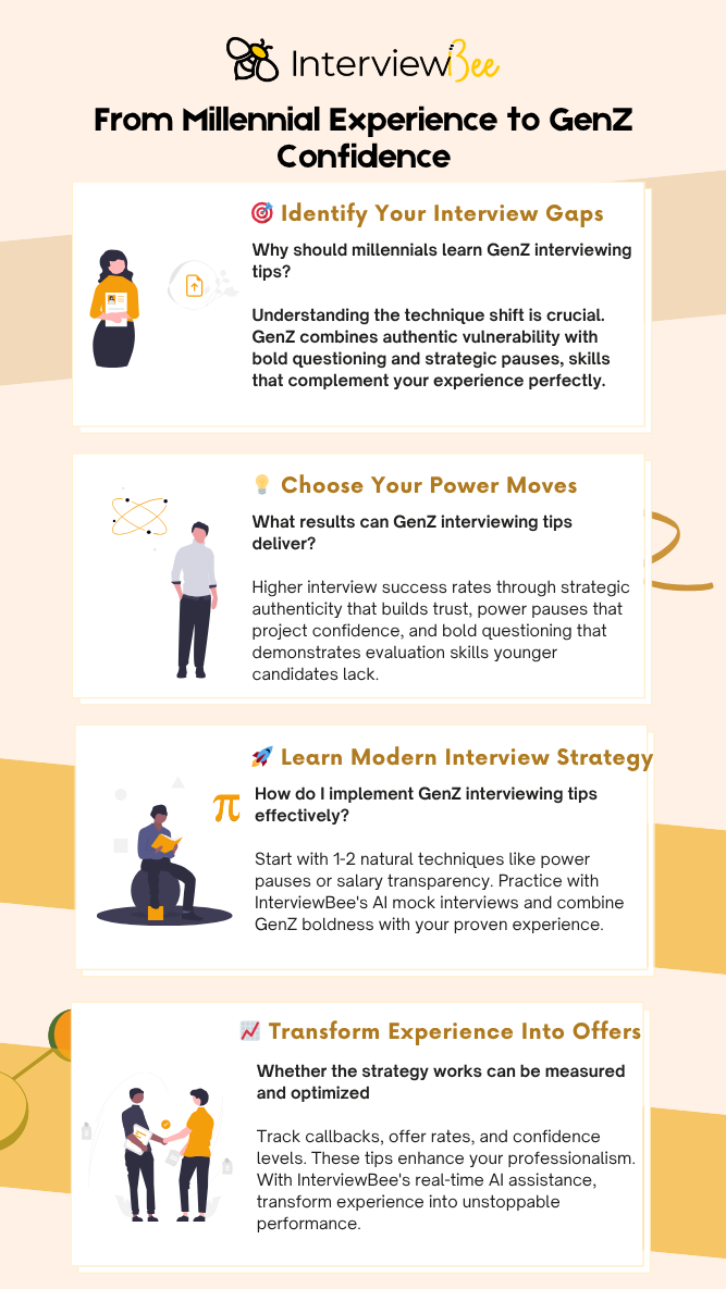 Infographic on GenZ Interviewing Tips