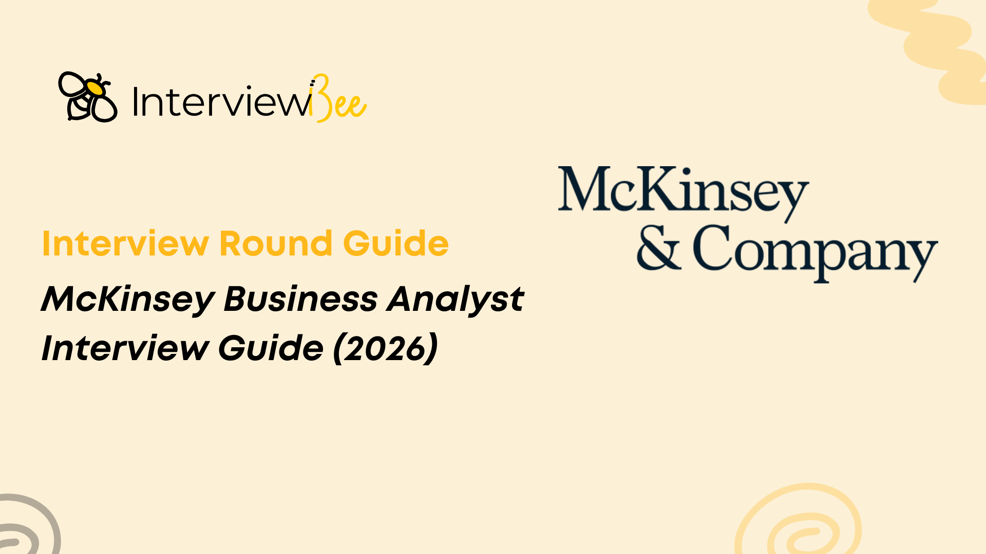 McKinsey Business Analyst Interview Guide 2026